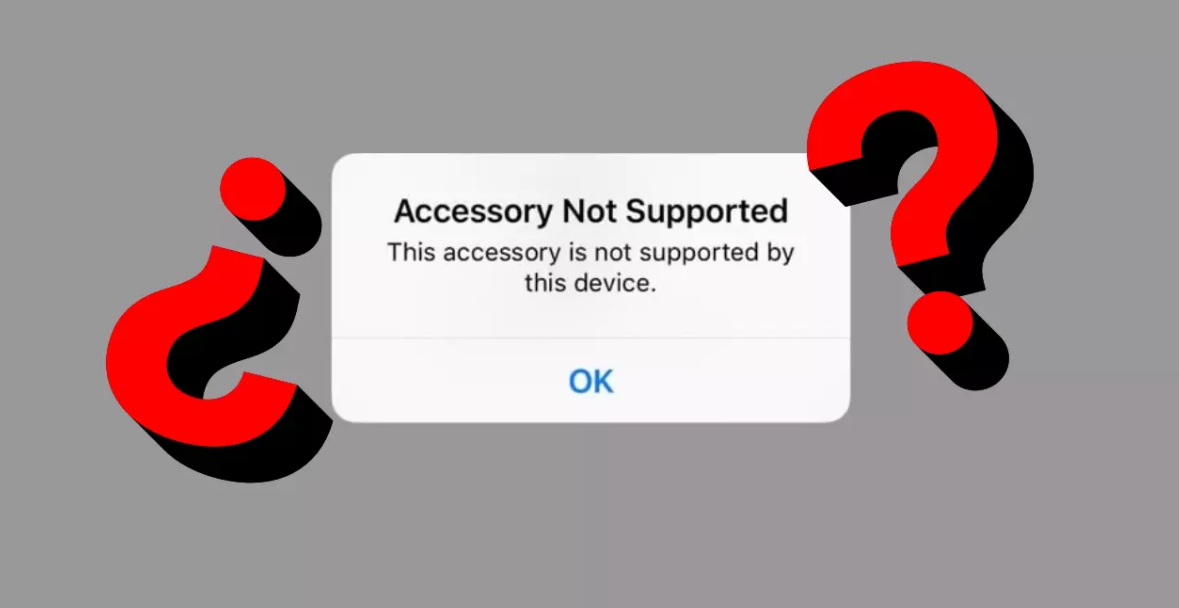 Reasons and solutions for iphone charger that show “this accessory is