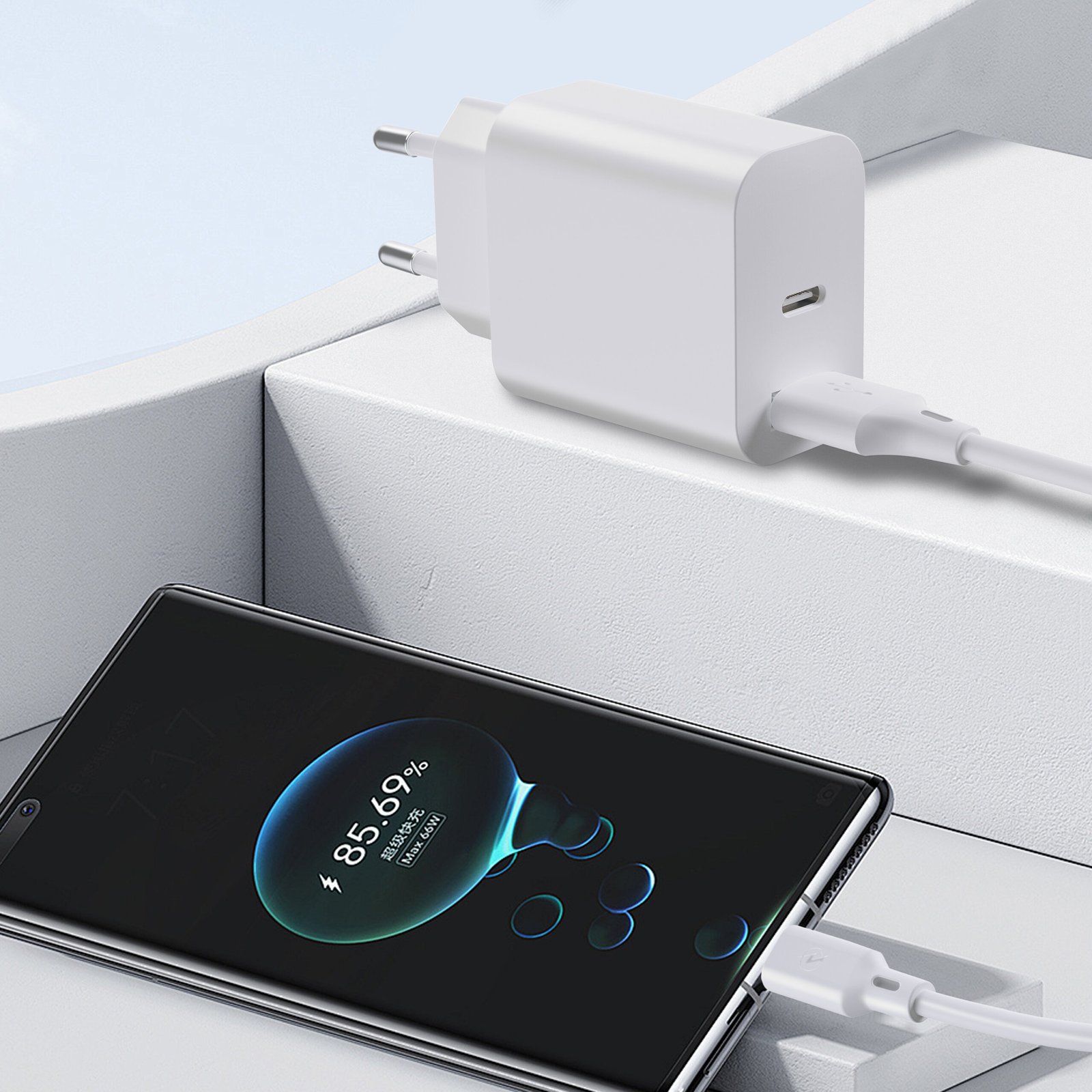 25w usb a+usb c fast charger