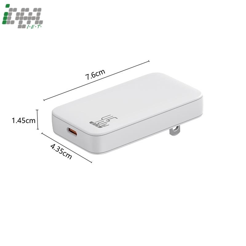 ultra slim 45w usb c gan charger