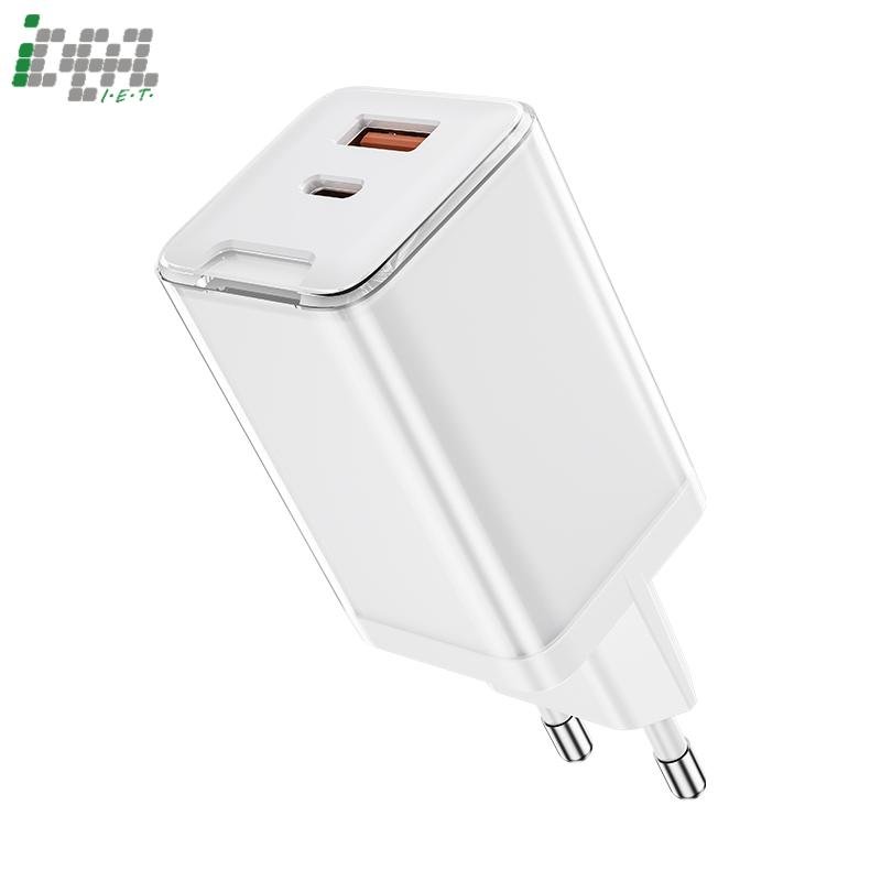 transparent shell 65w gan a+c charger