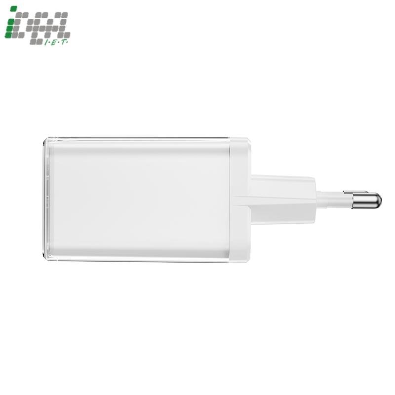 transparent shell 65w gan a+c charger