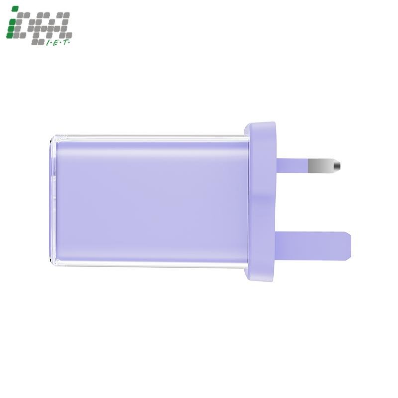 transparent shell 65w gan a+c charger