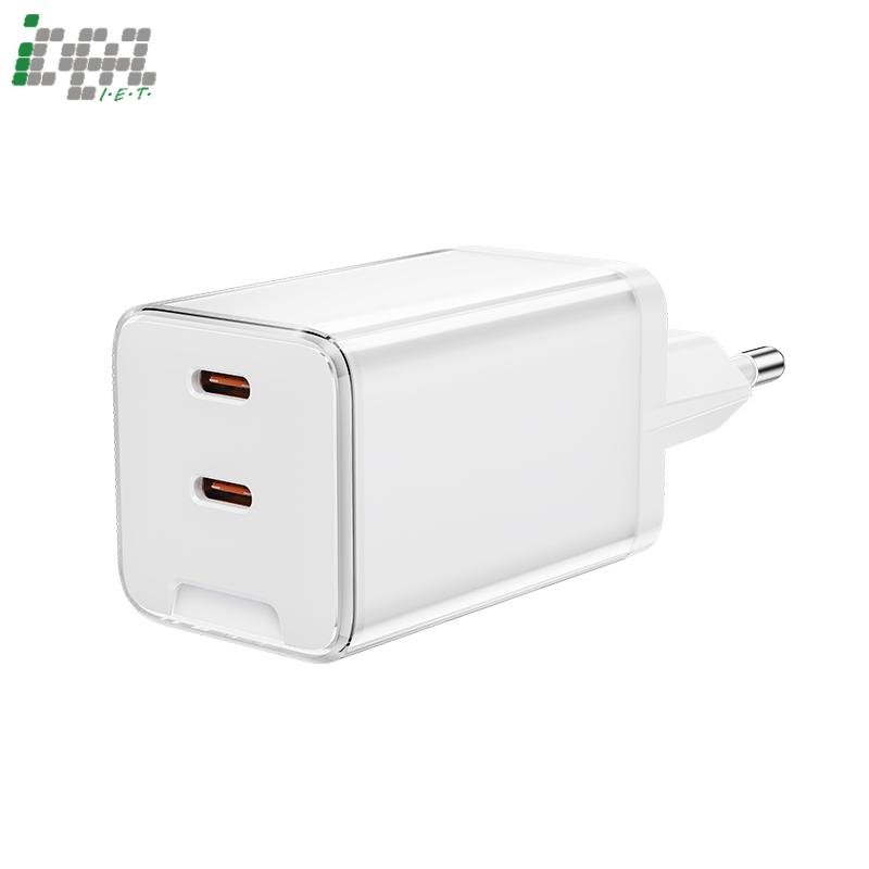 transparent shell 65w gan 2c charger