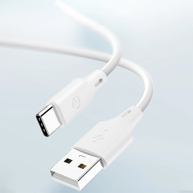 pvc/tpe usb a to usb c charging cable