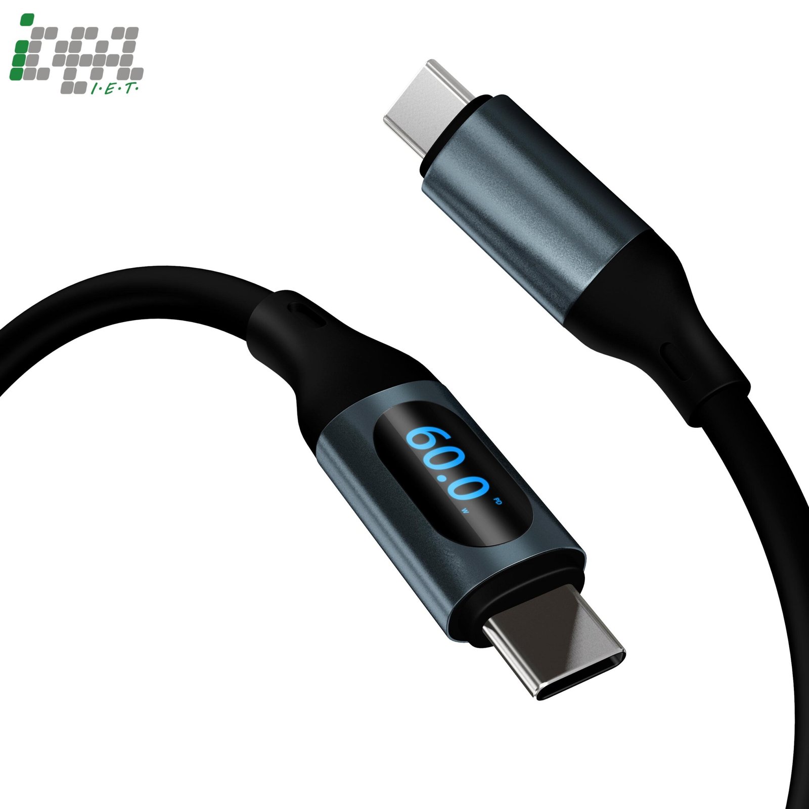 digital display usb c fast charging data cable