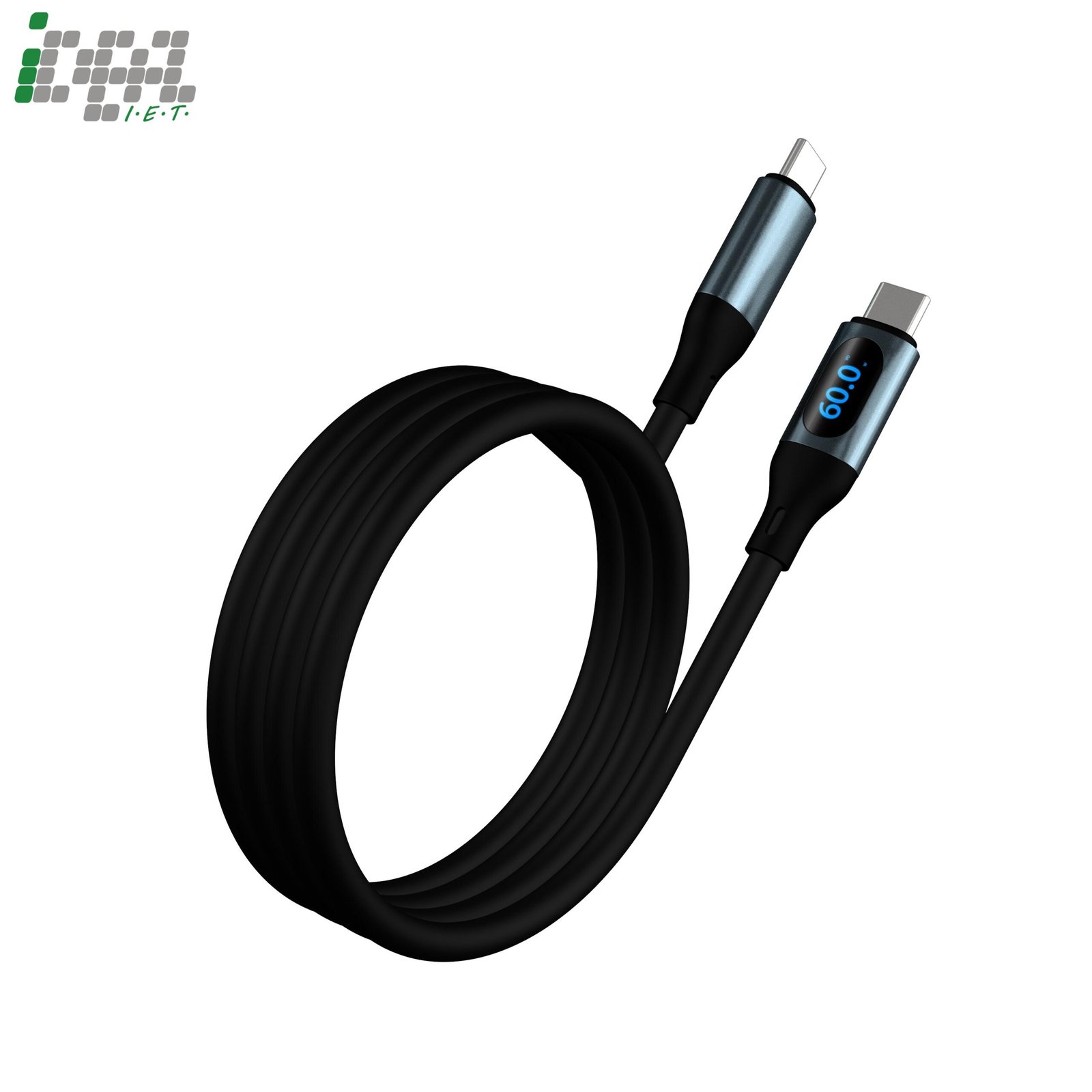 digital display usb c fast charging data cable
