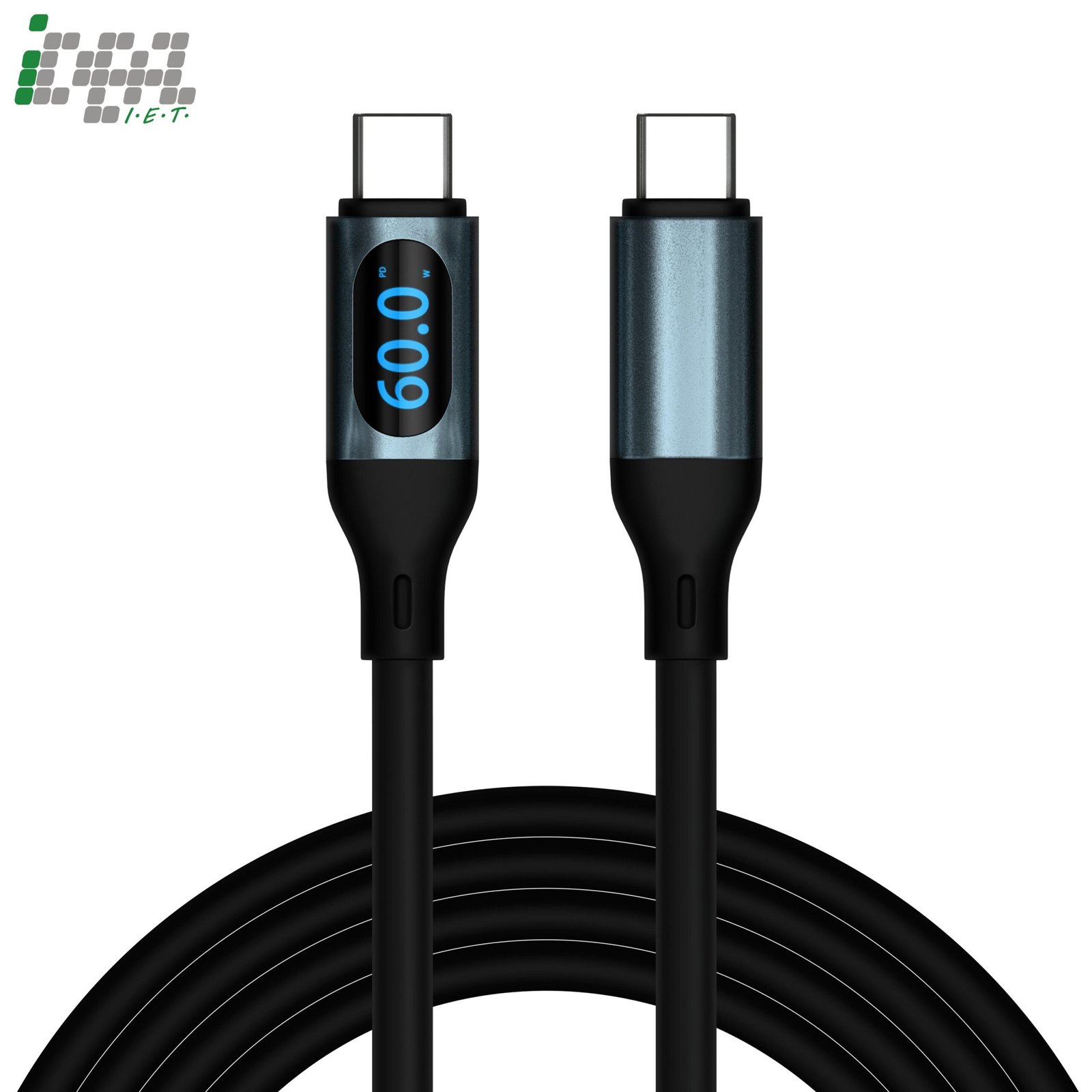 digital display usb c fast charging data cable