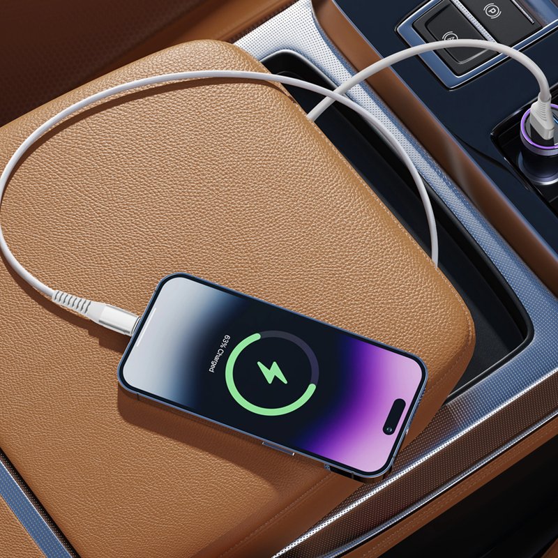 20w/60w silicone charging cable